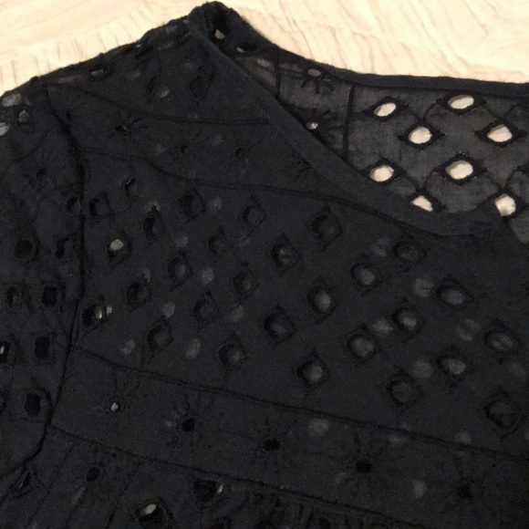 Lucky Brandy navy eyelet top. - Picture 3 of 3